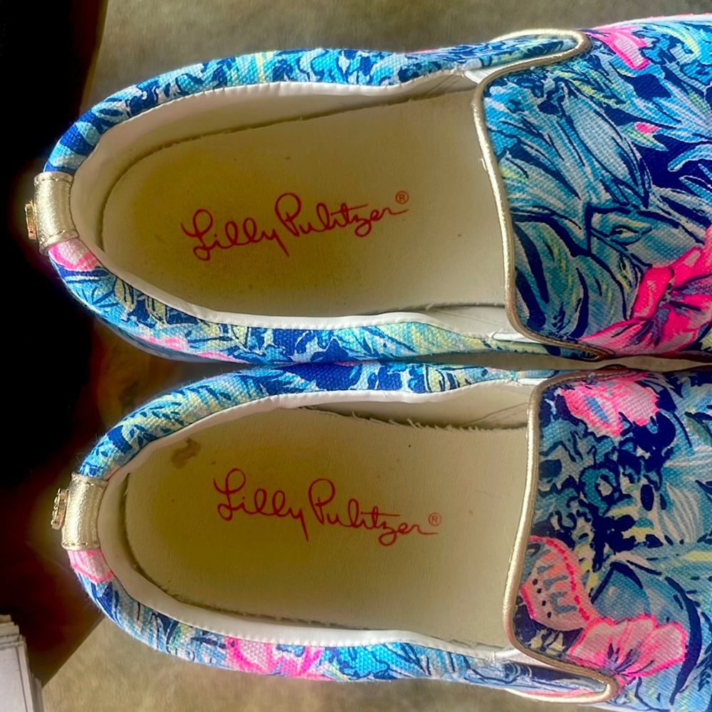 Lilly Pulitzer  Slip-On Sneakers 8.5 - Picture 3 of 6